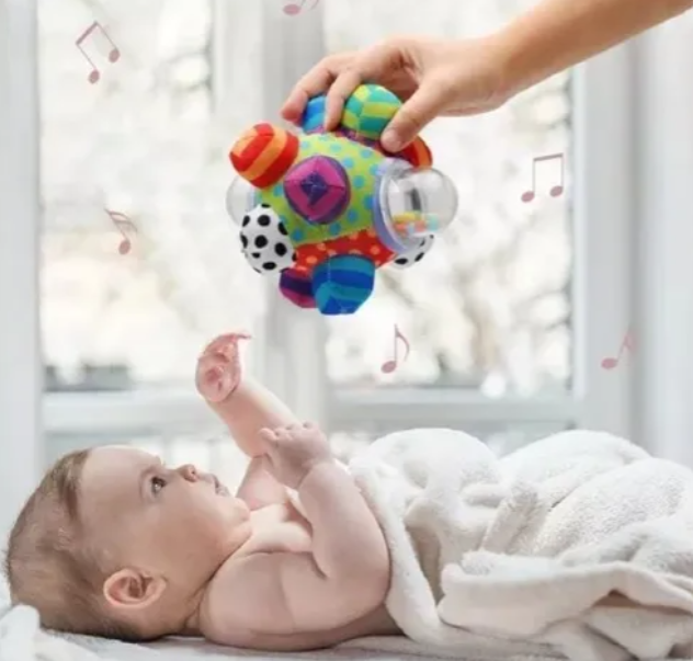 Pelota Sensorial para Bebes - Felpa