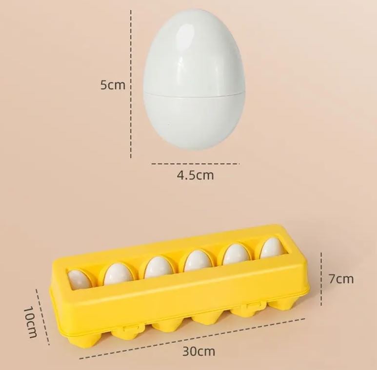 Huevos Didácticos de Encaje – Juguete Sensorial Montessori