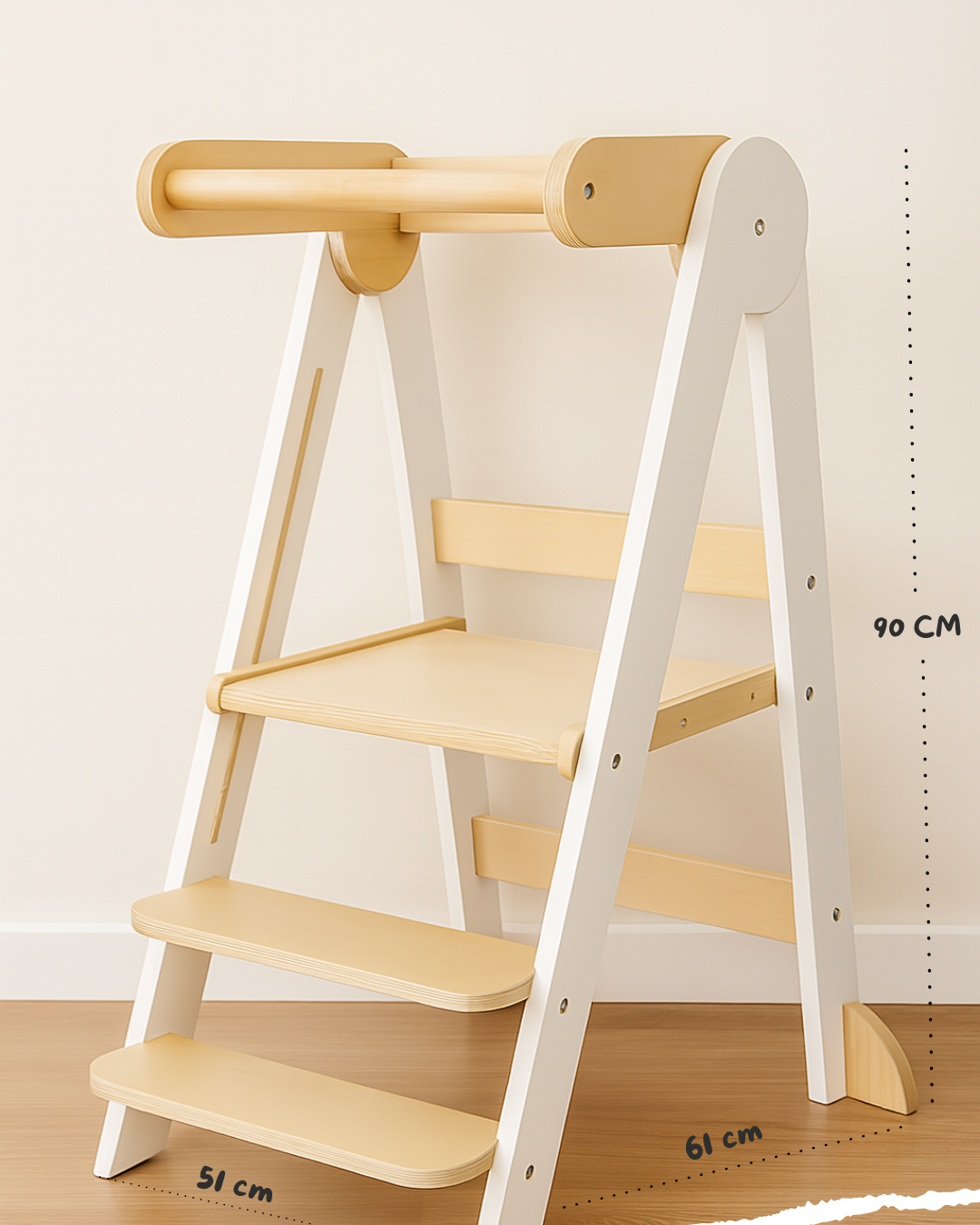 Torre de Aprendizaje Plegable Montessori Alzabé