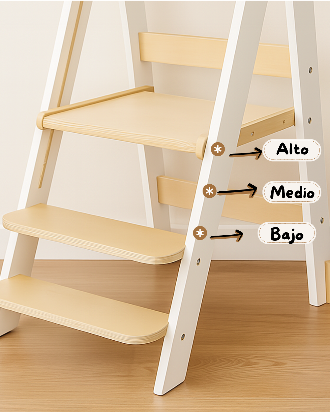 Torre de Aprendizaje Plegable Montessori Alzabé