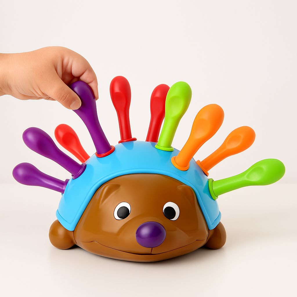 SPIKE Erizo de Motricidad Fina – Juguete Educativo Montessori 18M+