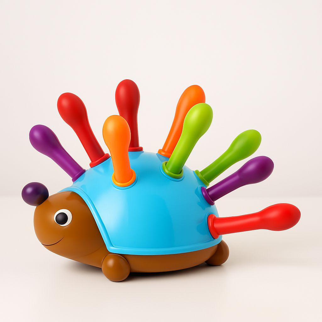 SPIKE Erizo de Motricidad Fina – Juguete Educativo Montessori 18M+