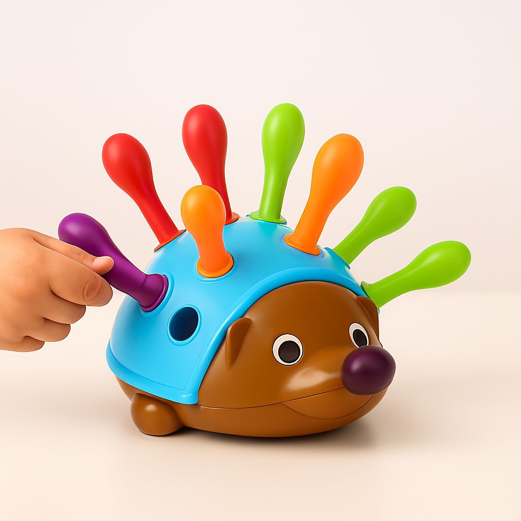 SPIKE Erizo de Motricidad Fina – Juguete Educativo Montessori 18M+