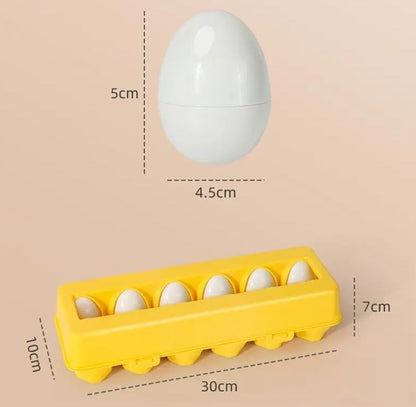 Huevos Didácticos de Encaje – Juguete Sensorial Montessori
