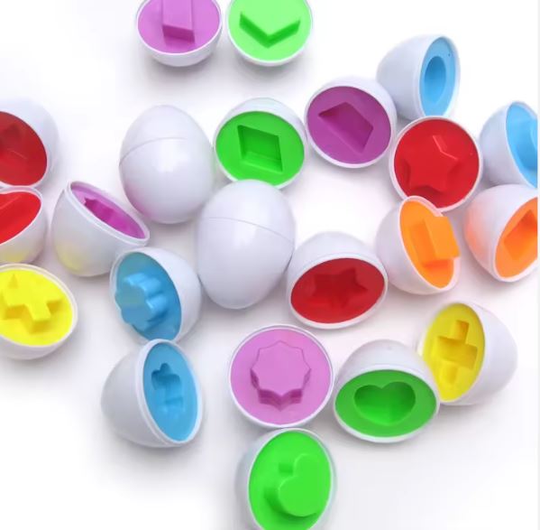 Huevos Didácticos de Encaje – Juguete Sensorial Montessori