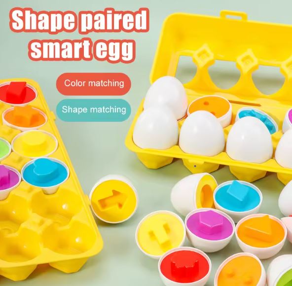 Huevos Didácticos de Encaje – Juguete Sensorial Montessori