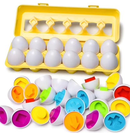 Huevos Didácticos de Encaje – Juguete Sensorial Montessori