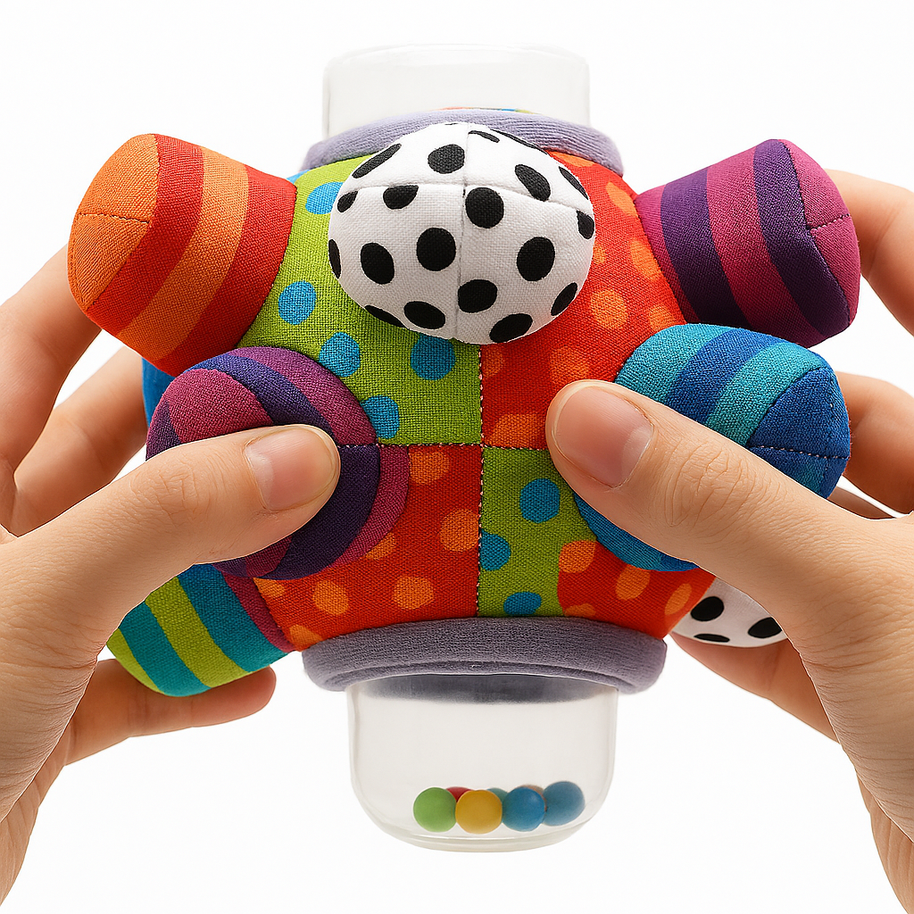 Pelota Sensorial para Bebes - Felpa