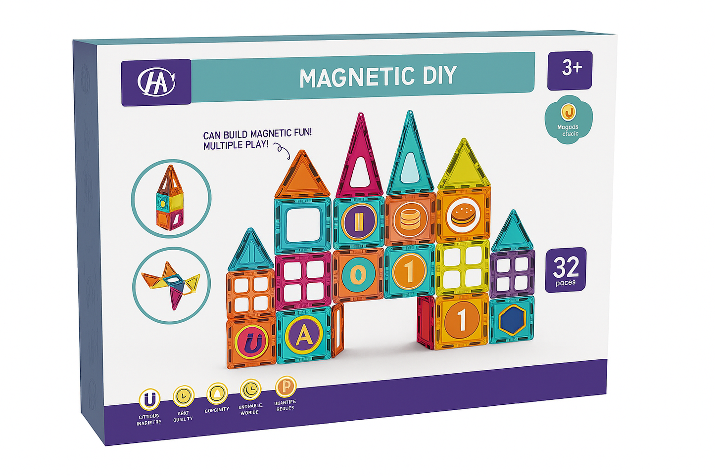 Bloques Magnéticos de Construcción